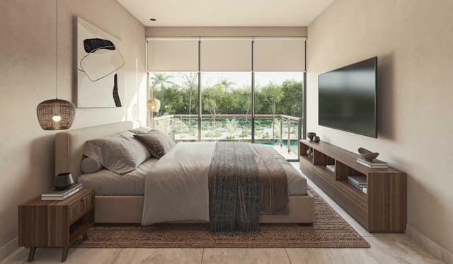 Vistas Privilegiadas: Garden House 3 Habitaciones con Terraza Doble en Playa del Carmen