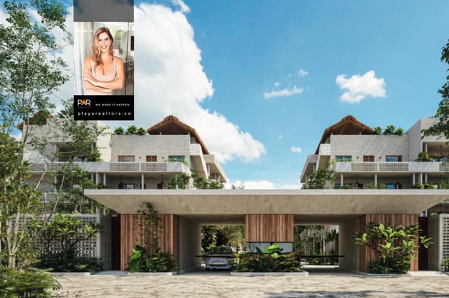 Amplio Departamento de 3 Recámaras con Alberca Privada en el Corazón de Tulum