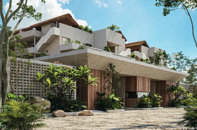 Exclusividad y Naturaleza: Villa de 3 Recámaras con Jardín y Alberca en Tulum