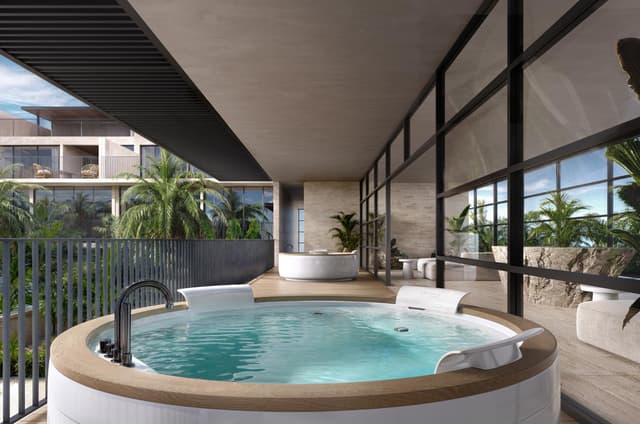 Vida en la Naturaleza: Departamento de 1 Recámara con Terraza en Playacar, Playa del Carmen