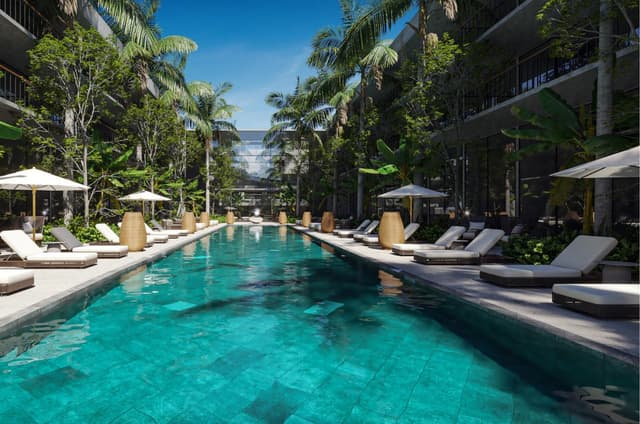 Confort Contemporáneo: Departamento de 2 Recámaras con Terraza en Playacar, Playa del Carmen