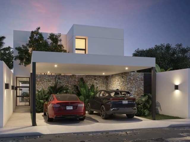 Casa de 3 habitaciones, Privada en Conkal, Yucatan