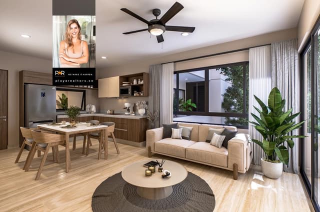 Estudio Moderno con Terraza y Acceso a Piscina en Playa del Carmen