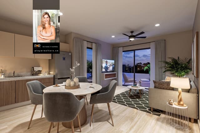 Estudio con Terraza y Vistas en el Vibrante Playa del Carmen