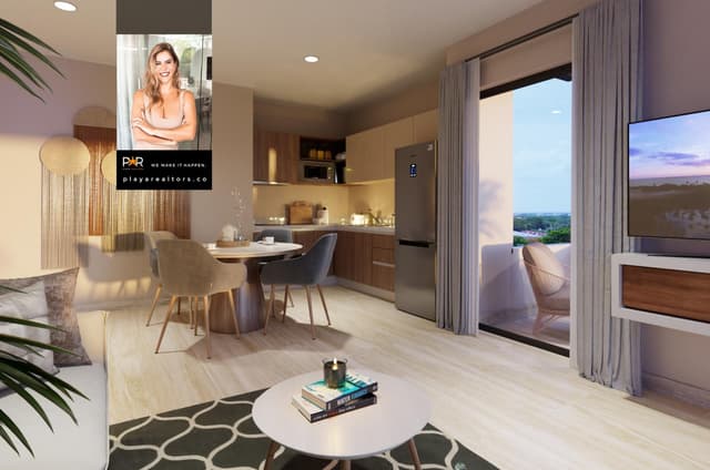 Elegante Departamento de 1 Recámara con Terraza Privada en Playa del Carmen
