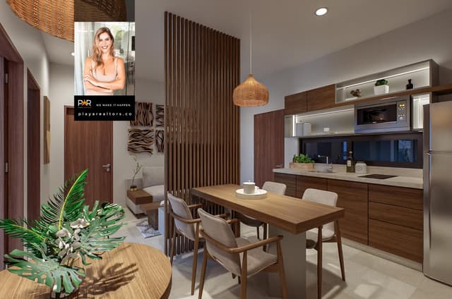 Exclusivo Apartamento de 1 Recámara con Terraza y Diseño Natural en Playa del Carmen