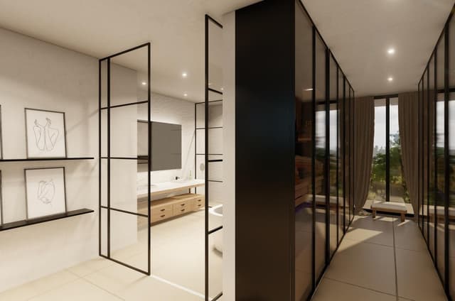 Exclusivo apartamento de 4 recámaras con diseño moderno y vistas al mar y la selva