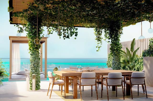 Tu hogar en el Caribe: apartamento de 4 habitaciones con terraza y acceso a playas exclusivas