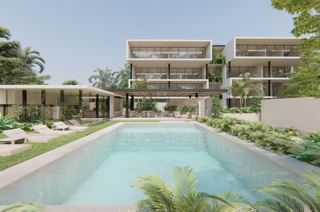 Vive el lujo caribeño: Apartamento de 3 recámaras y 4 baños con terraza y acceso a playas exclusivas