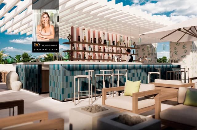 Elegante Apartamento de 2 Habitaciones con Terraza Amplia cerca del Centro de Tulum