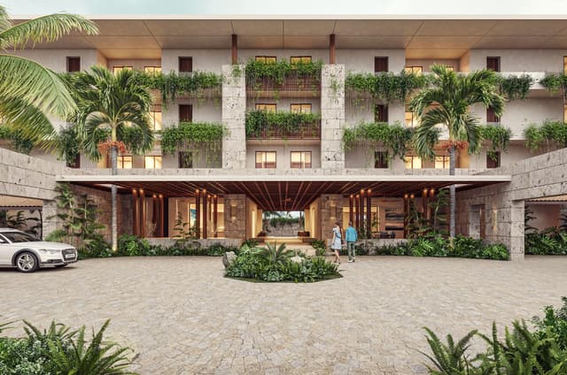 Vivienda Exclusiva en Departamento con Terraza cerca de Playa Xcalacoco