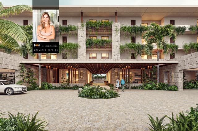 Estilo Moderno: Departamento con Terraza en el Centro de Playa del Carmen