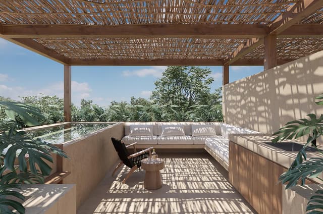 Lujo y Comodidad: Apartamento de 2 Recámaras con Terraza en Tulum