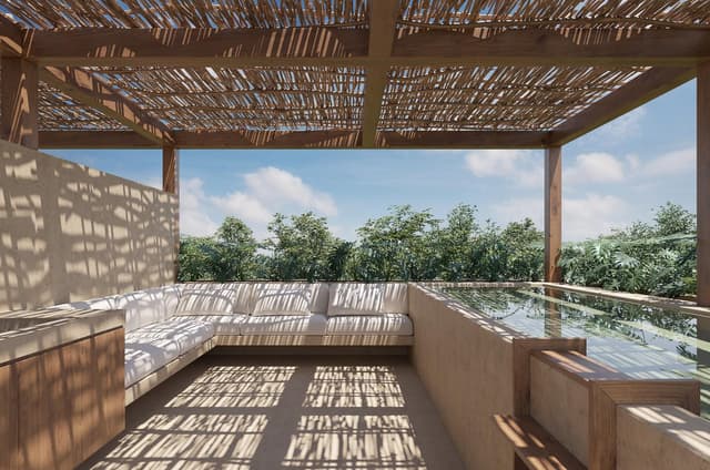 Lujo y Comodidad: Apartamento de 2 Recámaras con Terraza en Tulum