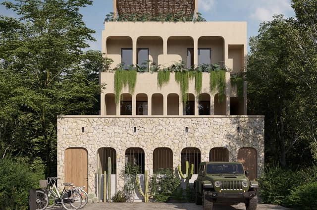 Moderno Departamento de 2 Recámaras con Terraza y Vistas Inigualables en Tulum