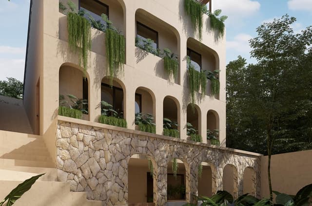 Tu Refugio Privado: Apartamento de 2 Recámaras con Terraza y Piscina