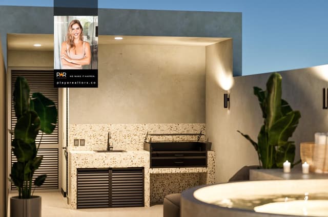 Estudio con terraza en Playa del Carmen, cerca de las mejores playas y tiendas