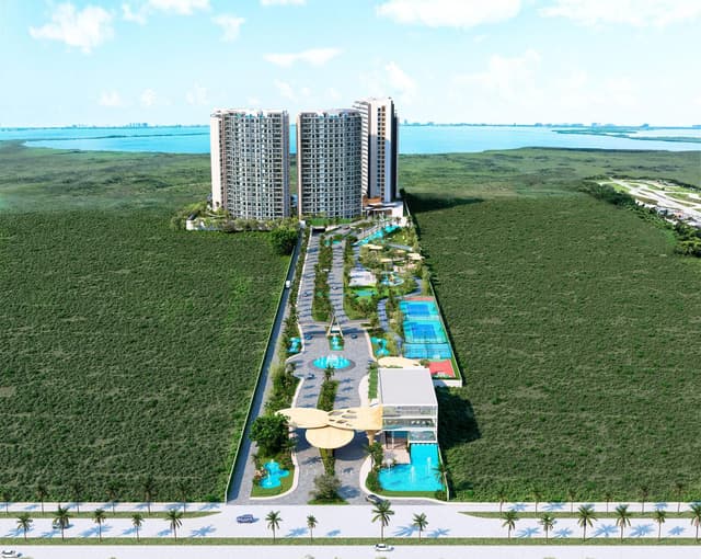 Departamento con las mejores vistas del Caribe| Cancún