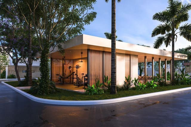 Moderna de 3 Recámaras con Habitación en Planta Baja, Conkal