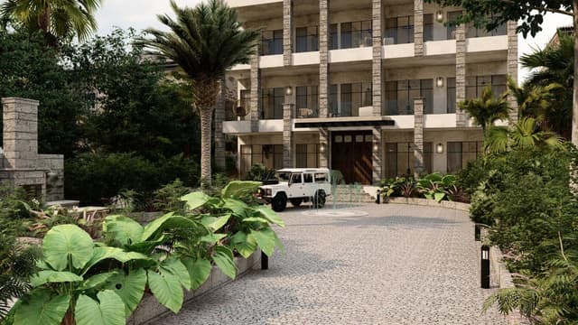 Precioso departamento de 3 habitaciones en Puerto Aventuras con vista al mar