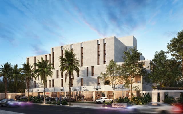 Departamento en venta en Conkal de 2 recamaras y rooftop, desarrollo de lujo