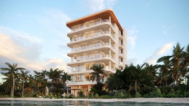Departamento frente al mar en Chicxulub Puerto en venta