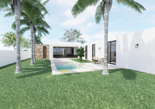 Casa de una planta en Privada La Rejoyada, Mérida, Yucatán