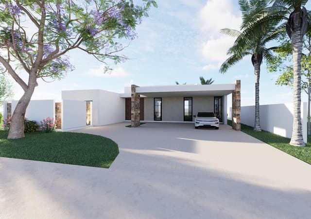 Casa de una planta en Privada La Rejoyada, Mérida, Yucatán