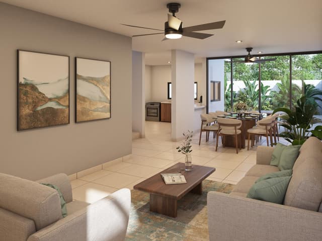 Casa en venta en privada residencial de Conkal, con amenidades de lujo