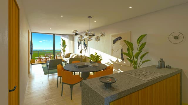 Vivienda Unica De Ensueño en el Horizonte: Sky Condo 2 Habitaciones con Terraza Excepcional en Cancún