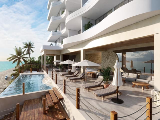 Departamento en venta en el Puerto de Telchac de 4 habitaciones