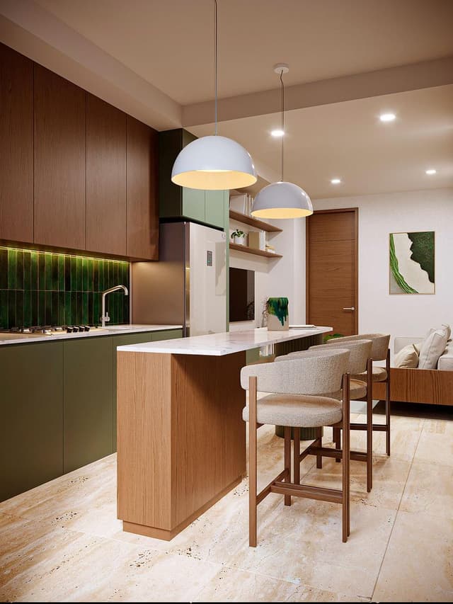 Departamento Eco-Inteligente con Diseño Funcional y Acceso a Lujo Sustentable