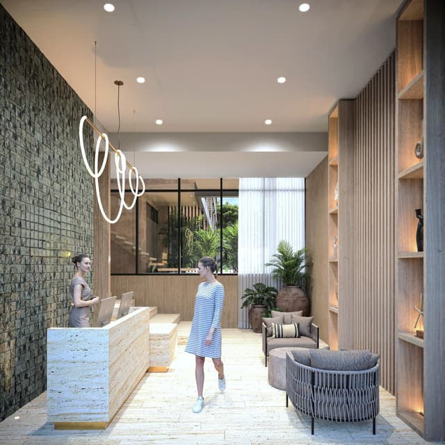 Estudio Minimalista con Vistas al Mar y Acceso a Amenidades de Lujo