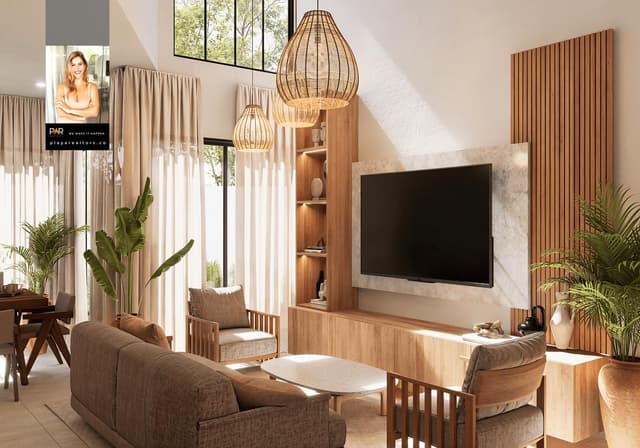 Residencia Funcional de 3 Habitaciones con Alberca y Diseño Integrado a la Naturaleza