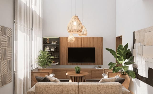 Residencia de 3 Habitaciones con Alberca y Arquitectura en Sintonía Natural