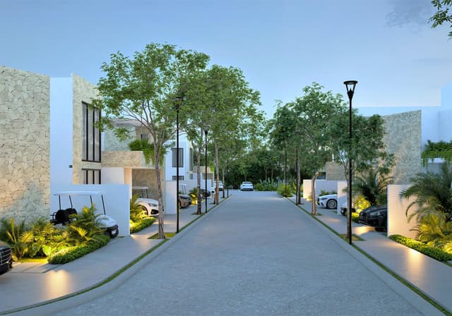 Residencia de 3 Habitaciones con Alberca y Diseño Fluido en Entorno Natural