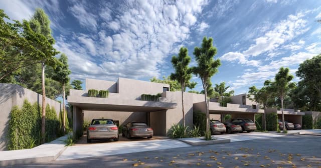 Casa residencial en venta en privada de cholul, con amenidades