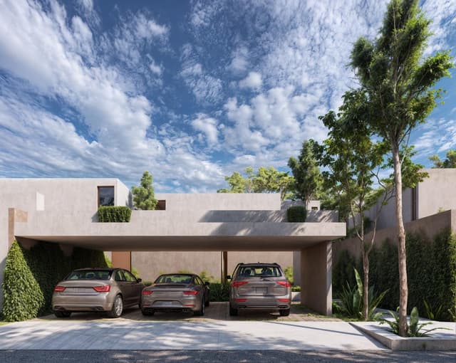 Casa residencial en venta en privada de cholul, con amenidades