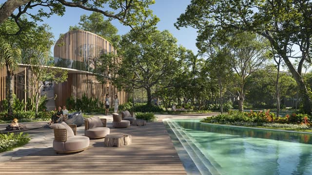 Exclusivo Lote en Tulum: Vida Ecológica y de Lujo en 221.54 m², Integrado a la Jungla Maya