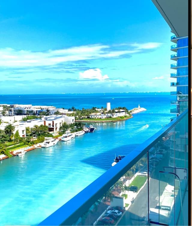 RENTA EXCLUSIVO DEPARTAMENTO EN SLS MARINA BEACH PUERTO CANCUN