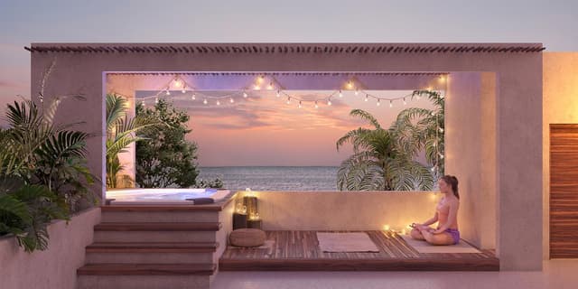 ESTUDIO DE ENSUEÑO CERCA DE LA PLAYA - TERRAZA CON VISTA AL MAR + AMENIDADES