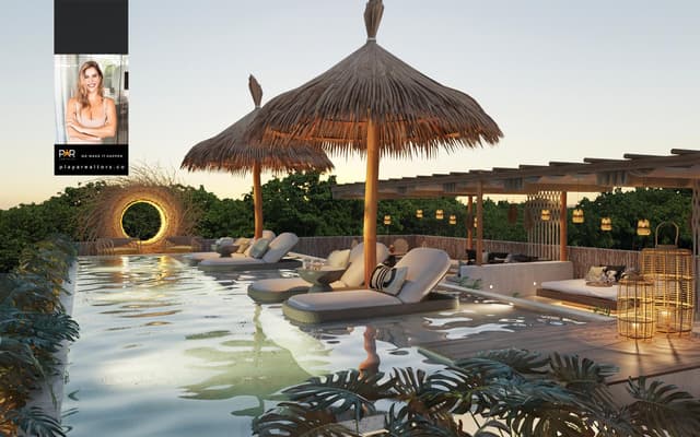 EXCLUSIVO Y SINGULAR DEPARTAMENTO 2HAB EN TULUM CON AMENIDADES DE LUJO.