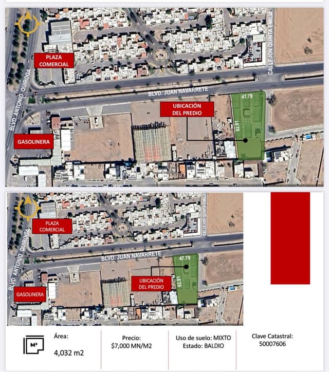 Terreno Comercial en Venta