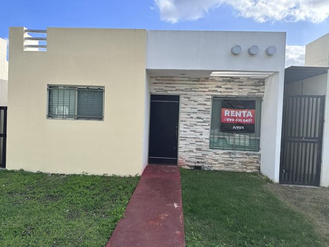 casa en renta en merida- las américas- nueva y equipada- 2 habitaciones