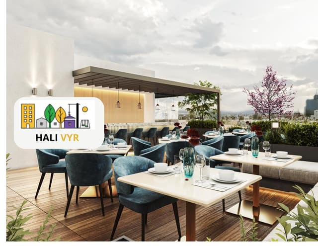 Loft en venta en Roma Sur, amenidades y seguridad