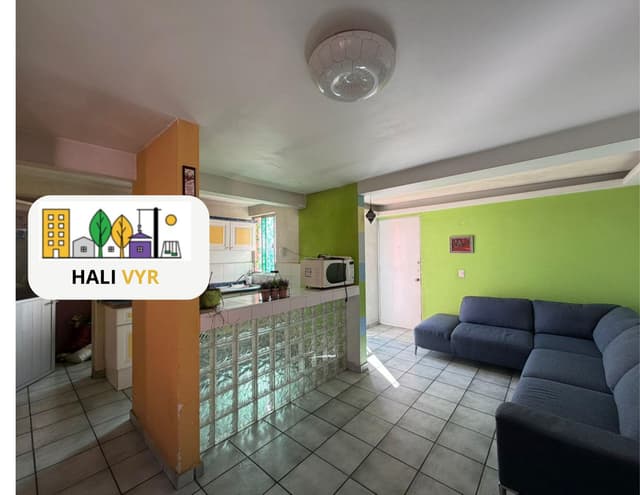 Departamento en renta en eje 3 sur, 5to piso, amueblado