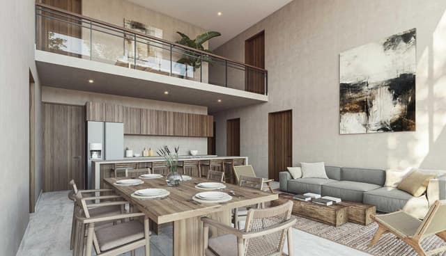 Exclusividad en Altura: Garden House 3BR con Triple Terraza en Playa del Carmen