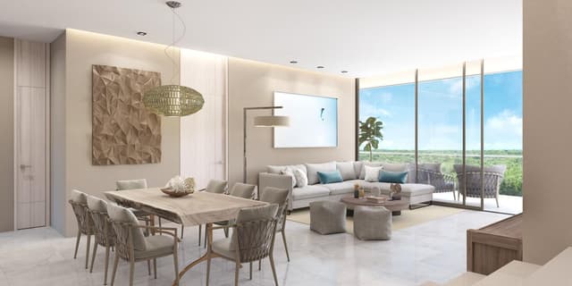 Lujoso Departamento 3 Habitaciones en Zona de Alto Valor Playa del Carmen