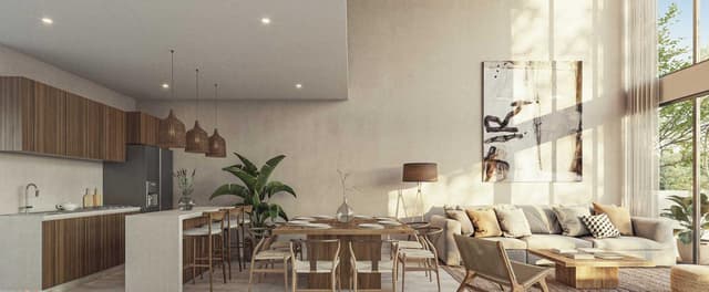 Vistas Excepcionales: Garden House 3 Habitaciones con Terraza Triple y Balcon en Playa del Carmen