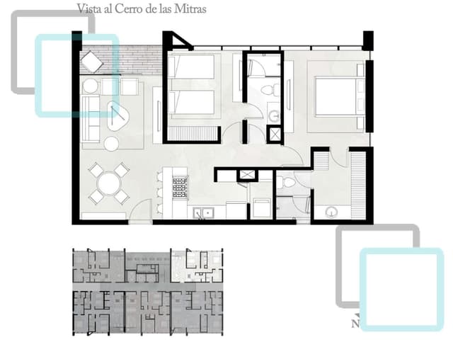 DEPARTAMENTO EN VENTA BOSQUES DE LAS HUASTECAS ZONA SANTA CATARINA